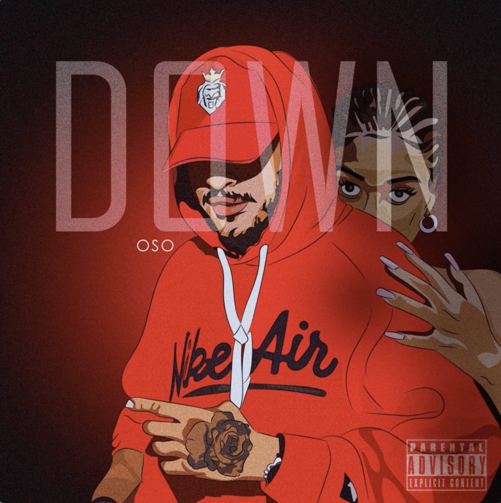 Oso Rose-Down-cover art-mastered by michael sloane NY